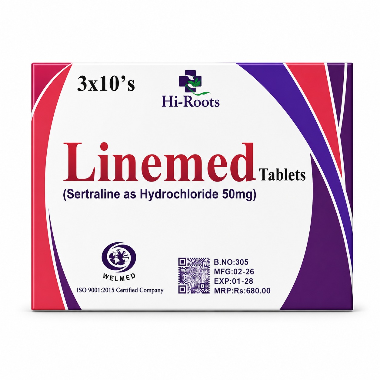 Linemed Tablets 50mg